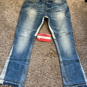 Men's MNML Blue Flare Jeans